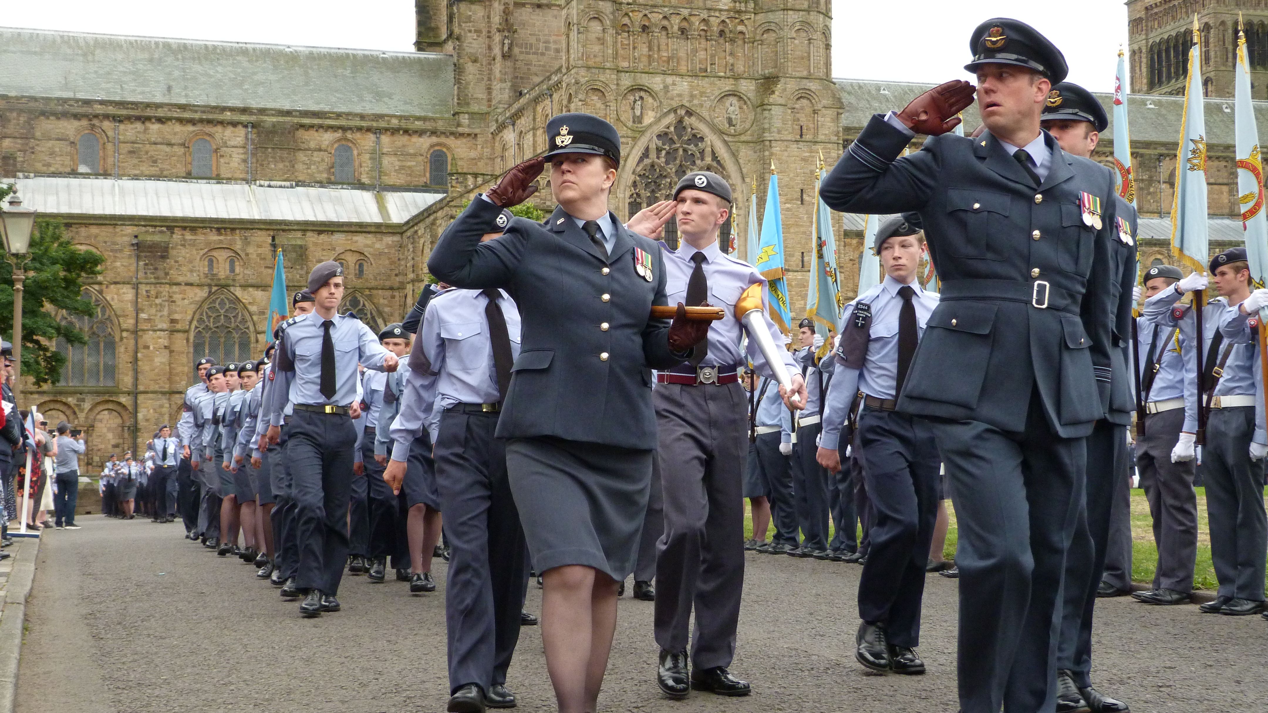 Cadets March Through City To Mark 75th Anniversary DNW RAF Air Cadets